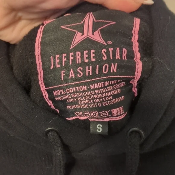 Jeffree Star Fashion black Cant Relate pullover hooded sweater - Picture 6 of 6